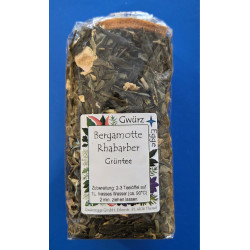 Bergamotte Rhabarer Grüntee